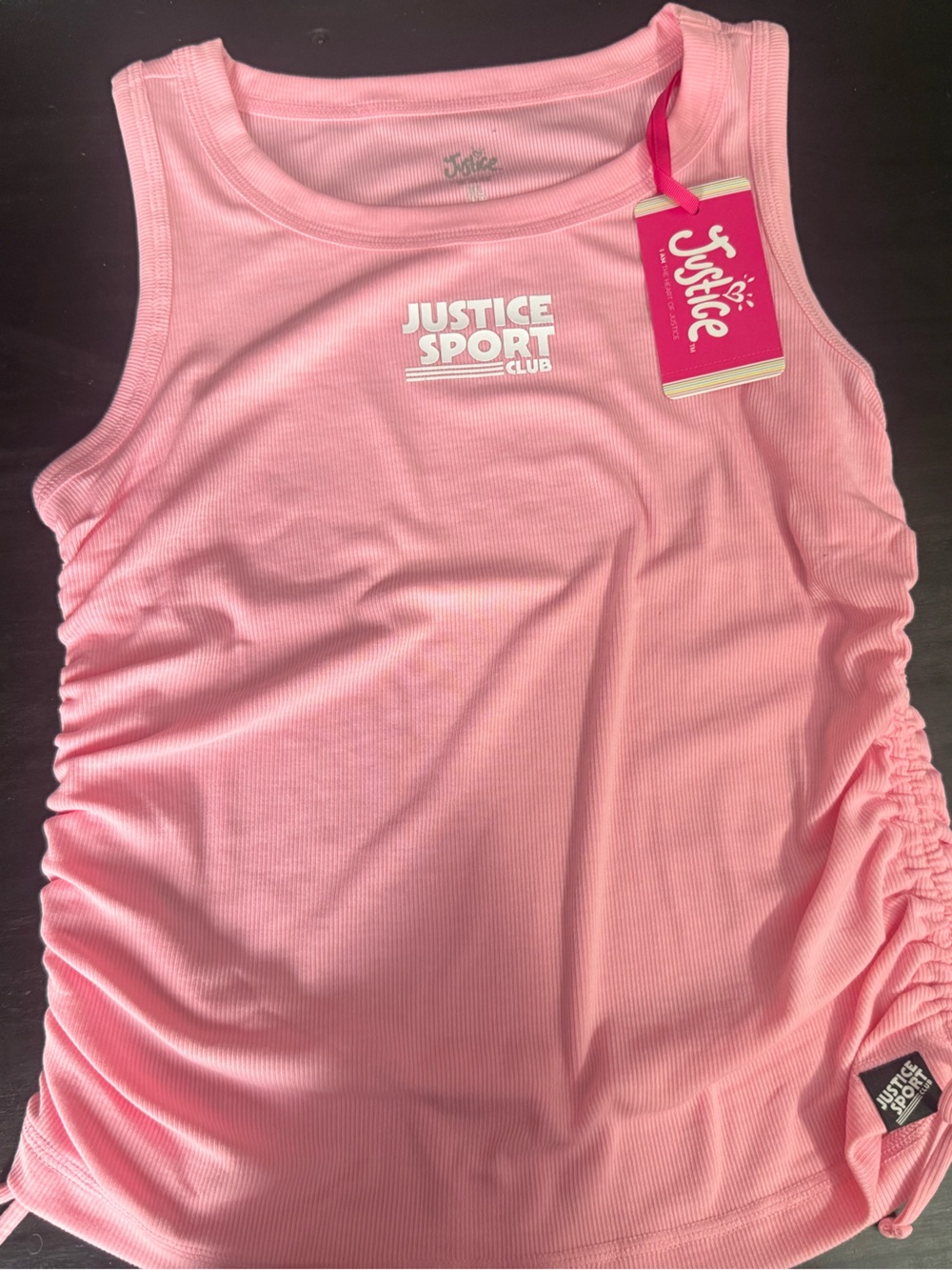 Justice Pink Athletic Tank Top XL